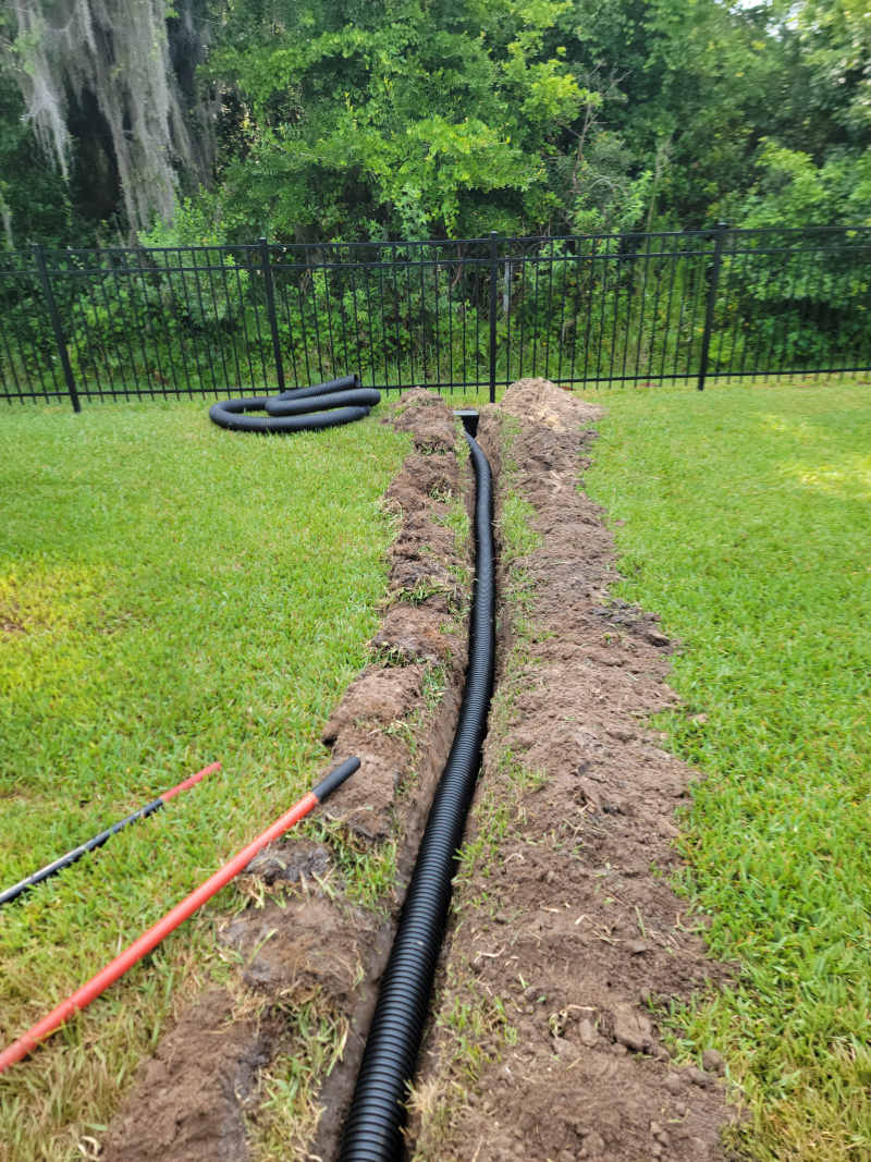 Drainage in Sarasota, Florida