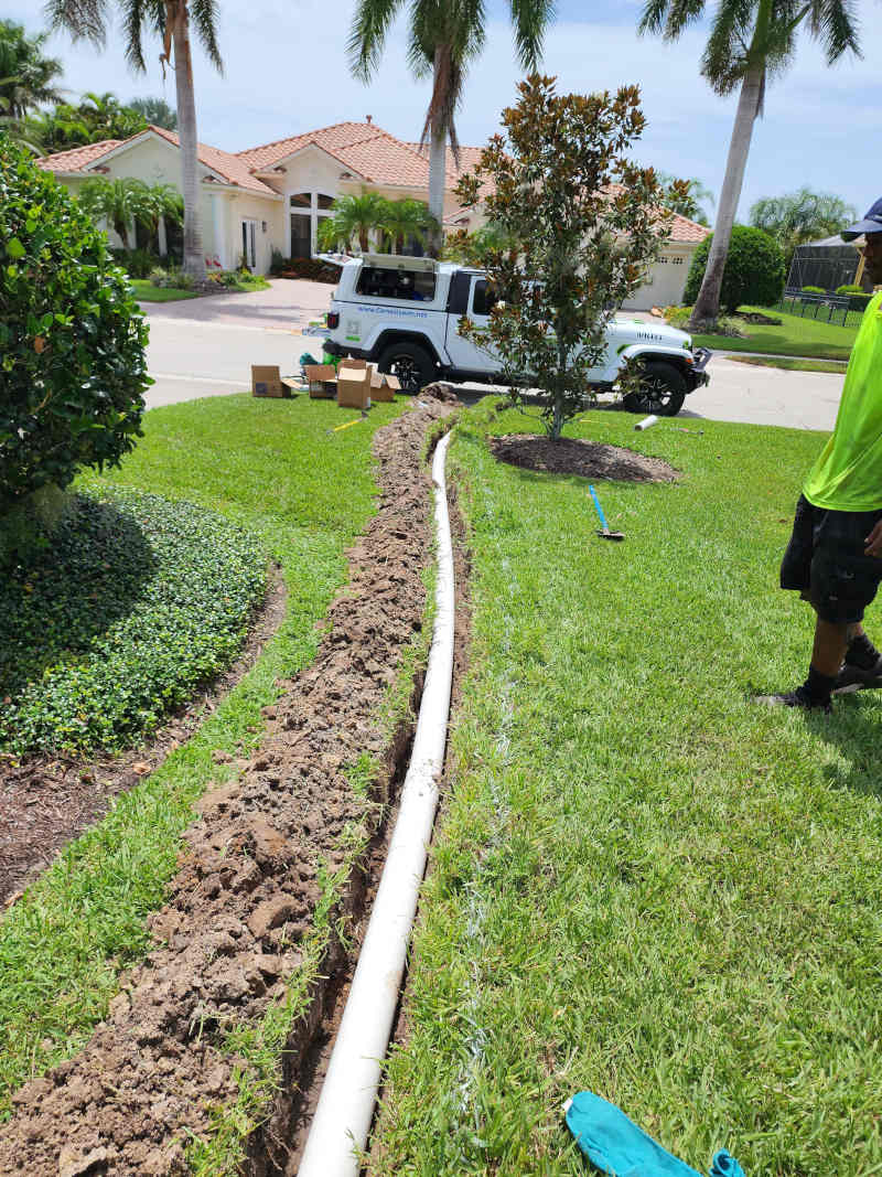 Drainage in Sarasota, Florida